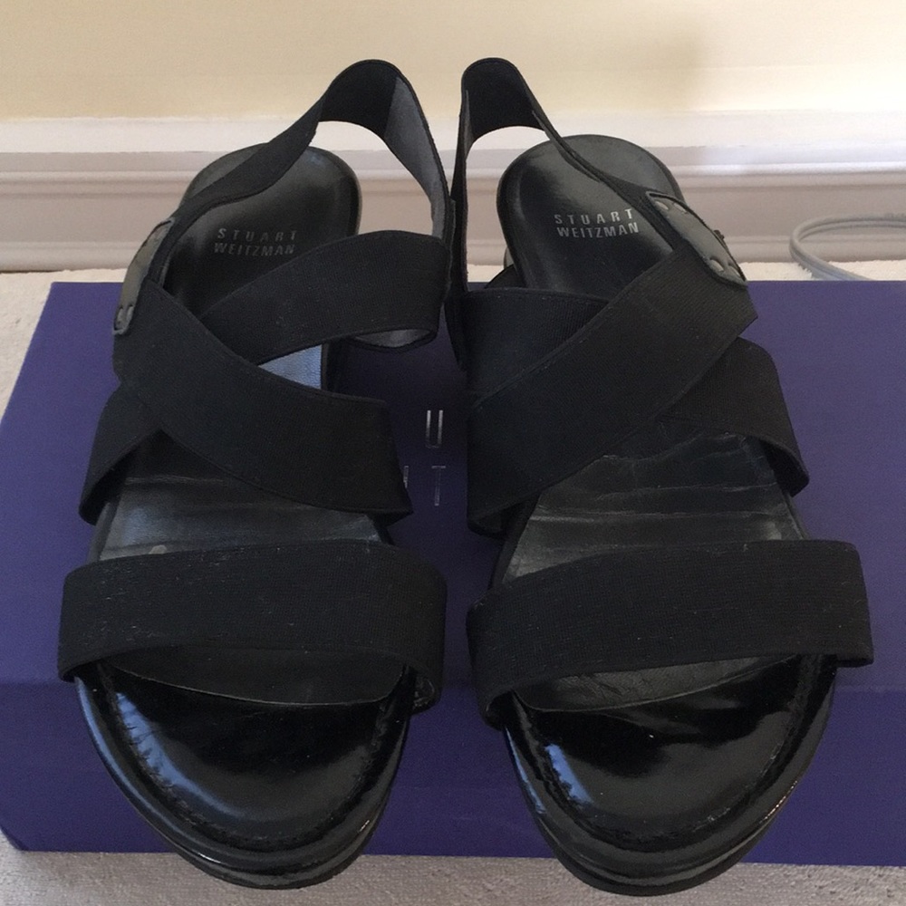Stuart Weitzman Black Sandal